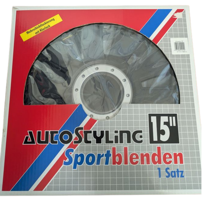 Sportblenden Alicante 14”  – Mattschwarz