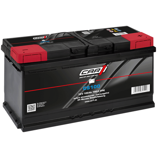 CAR1 Starterbatterie Super 100Ah 850A