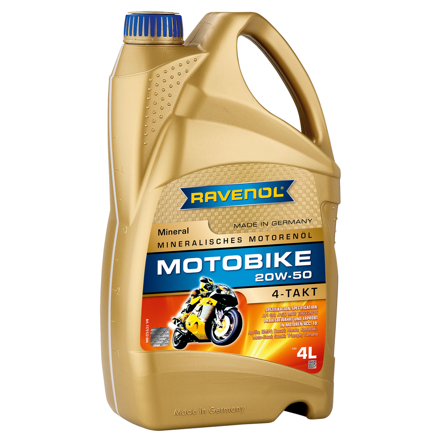 RAVENOL Motobike 4-T Mineral SAE 20W-50