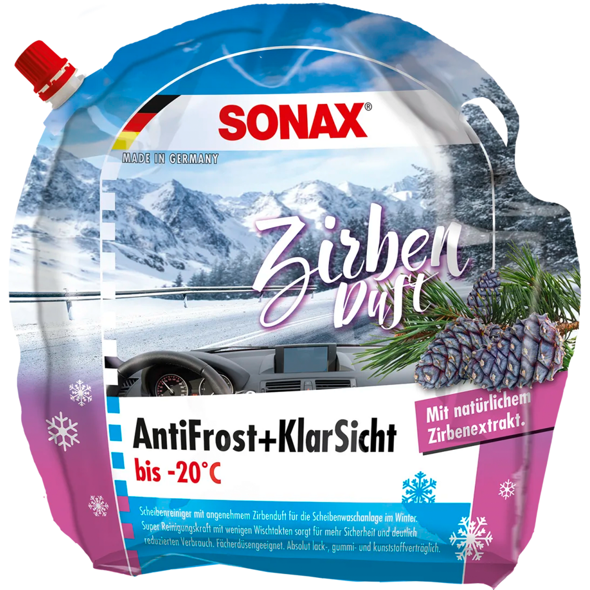 SONAX Antifrost & Klarsicht Zirbe - bis -20°C